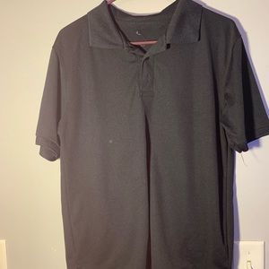 All black button up shirt